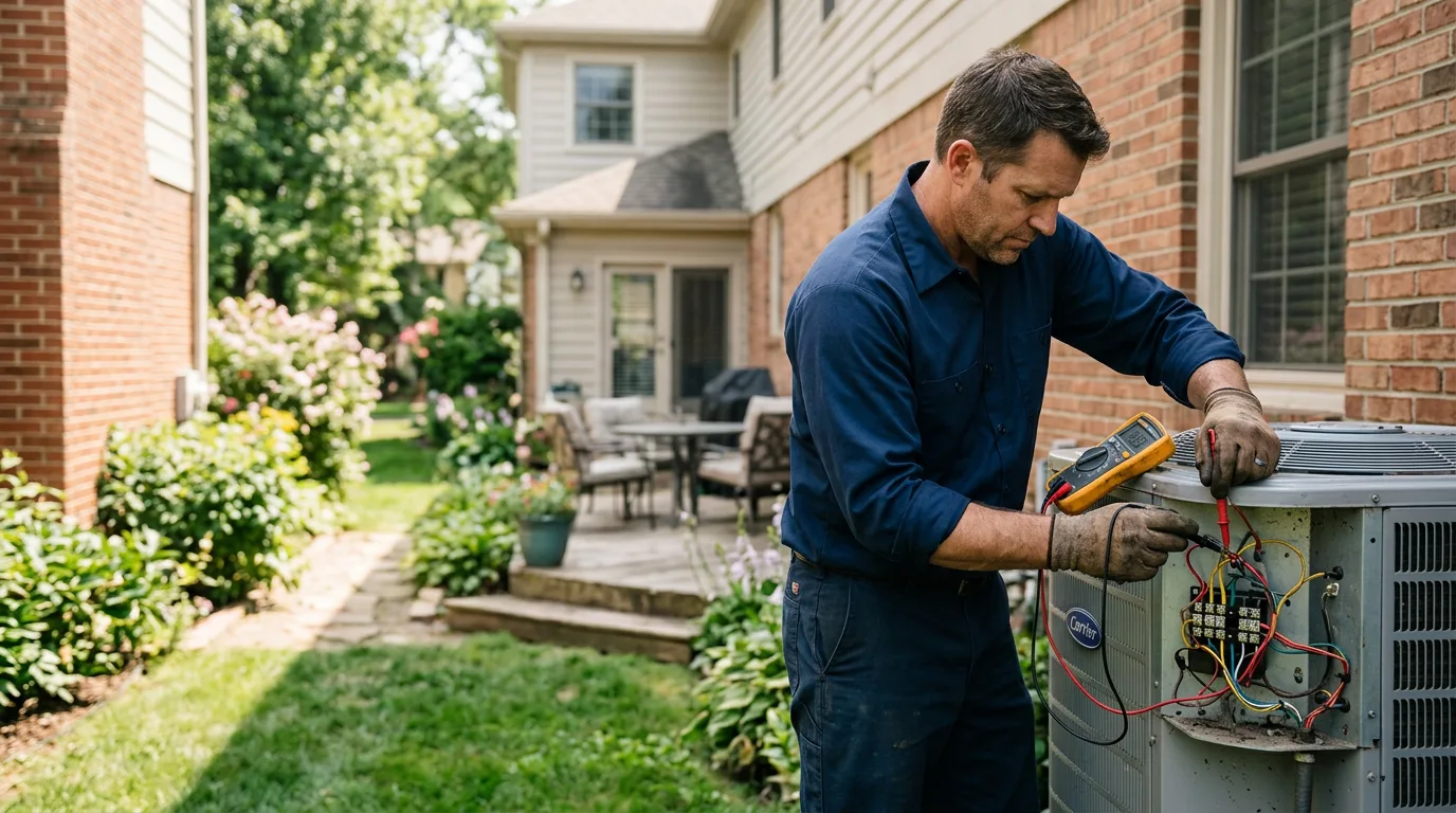 HVAC technician working near Cowansville, PA